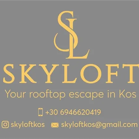 Apartment Skyloft - Rooftop Jacuzzi & Sea View - Kos Town