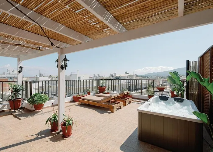 Skyloft - Rooftop Jacuzzi & Sea View - Kos